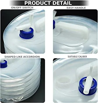 Car Collapsible Water Bag Bucket Outdoor Camping Water Containers