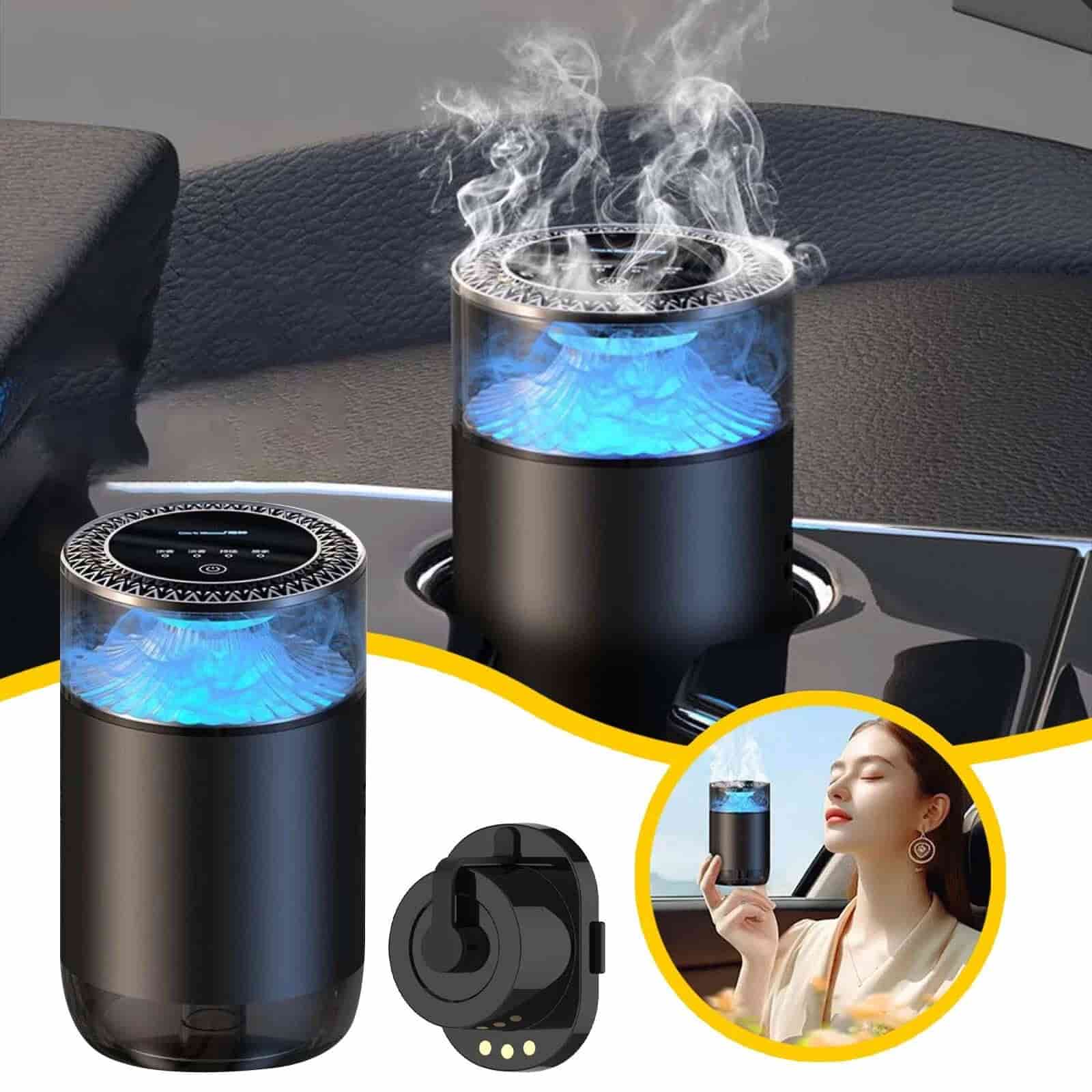 Car Automatic Smart Mini Aromatherapy Diffuser Scent Fragrance - Machine Portable Air Scent Essential Oil Smell Diffuser Machine