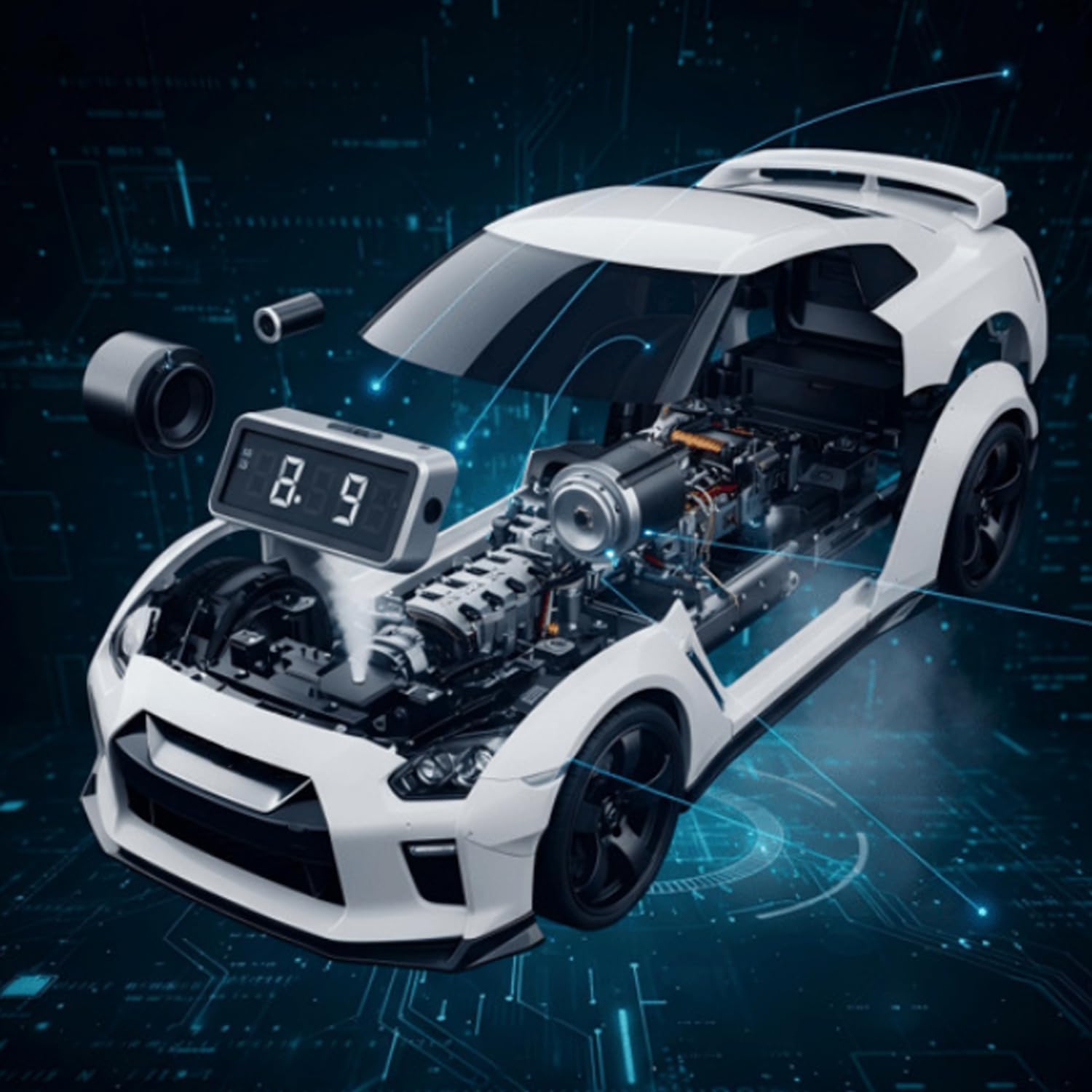 2026 New Hypercar Alarm Clock with Realistic Engine