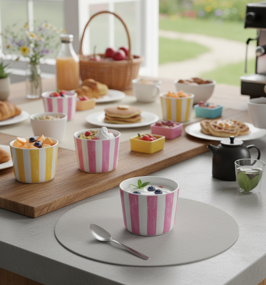 240ml Patterned Cup Pack of 2