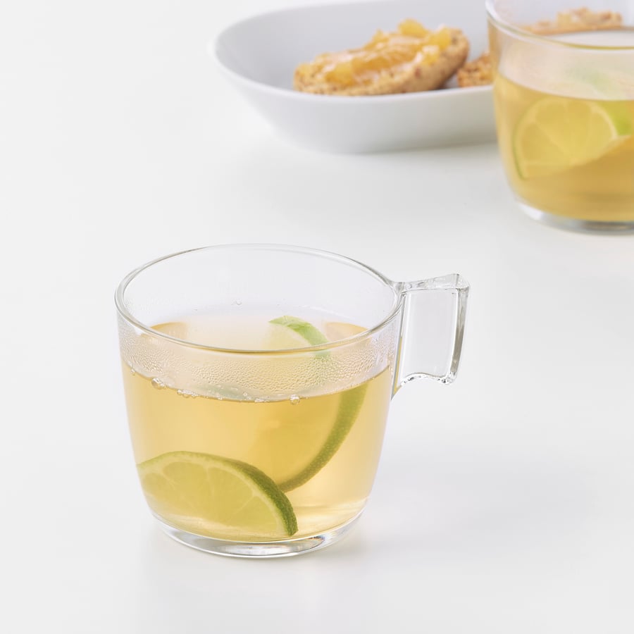 230ml Clear Glass Mug